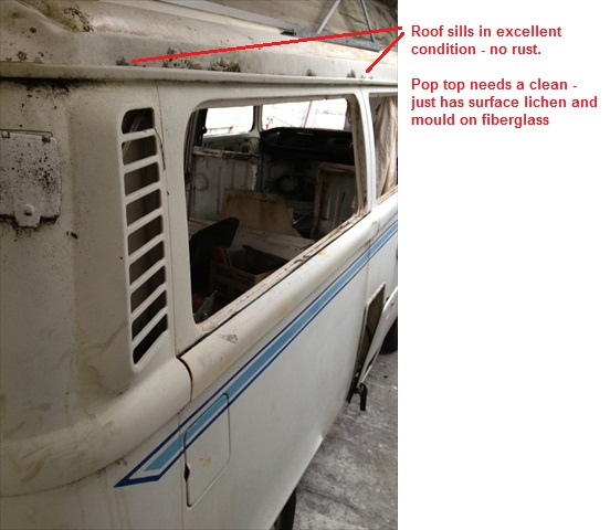 VW Kombi 72 lowlight Drivers Side VW Kombi 72 lowlight Drivers Side