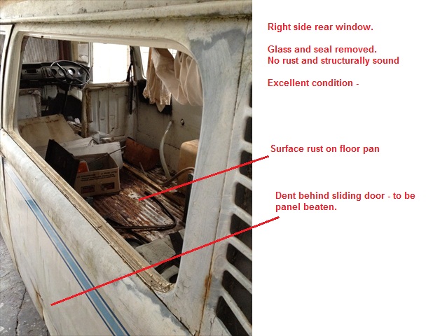 VW Kombi 72 lowlight Passenger Side VW Kombi 72 lowlight Passenger Side