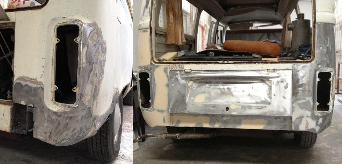 VW Kombi Camper 72 Lowlight Stage 1 Rear