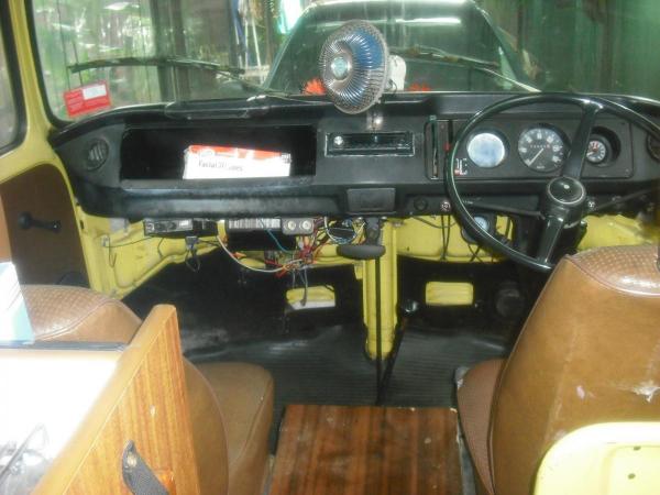 VW Kombi Camper interior