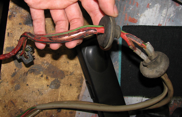 Burnt Kombi wiring Burnt Kombi wiring