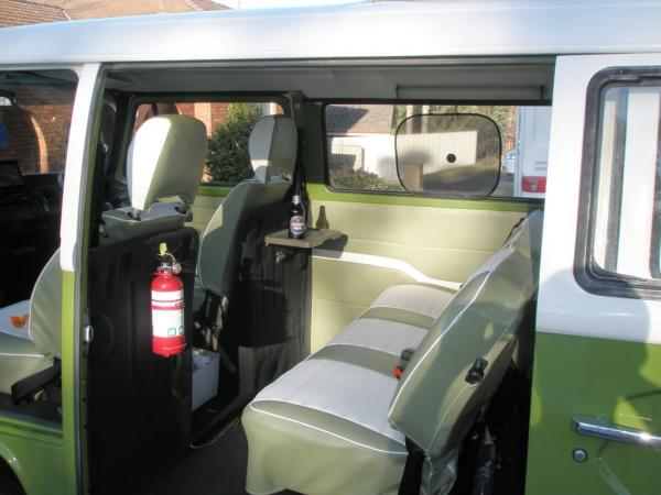 VW Kombi with fire extinguisher VW Kombi with fire extinguisher